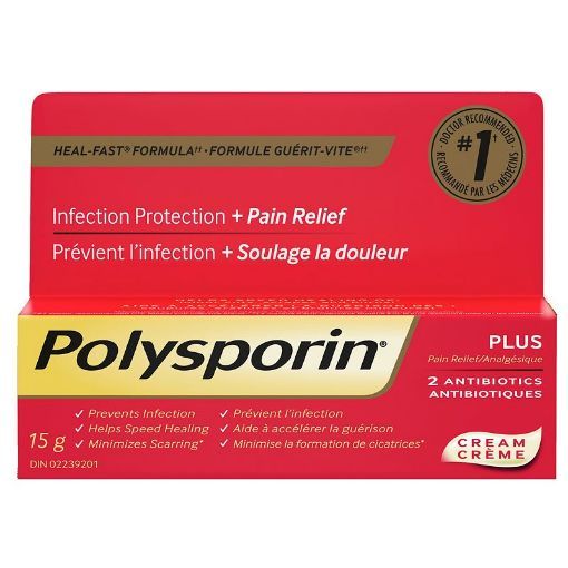 Picture of POLYSPORIN PLUS - PAIN 15GR